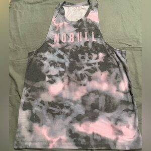 NOBULL Pink and Gray Tank Top